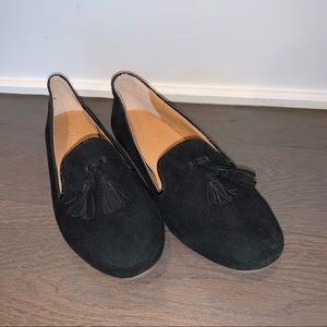 J Crew Black Loafers
